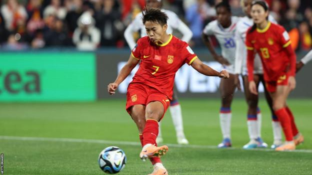 Wang Shuang scored China's winning goal