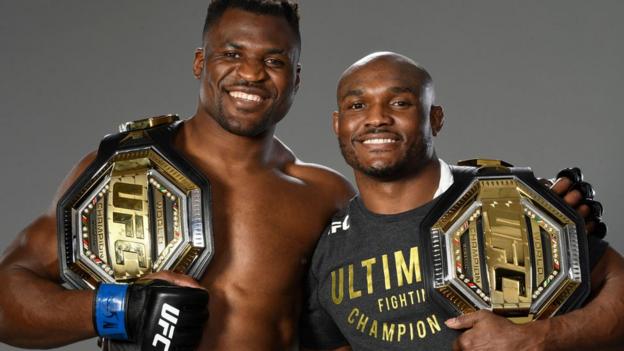 Francis Ngannou and Kamaru Usman