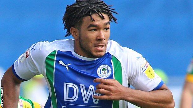On-loan Chelsea defender Reece James was captain for the day and got a standing ovation when Wigan boss Paul Cook took him off late on