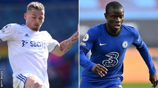 Kalvin Phillips and N'Golo Kante