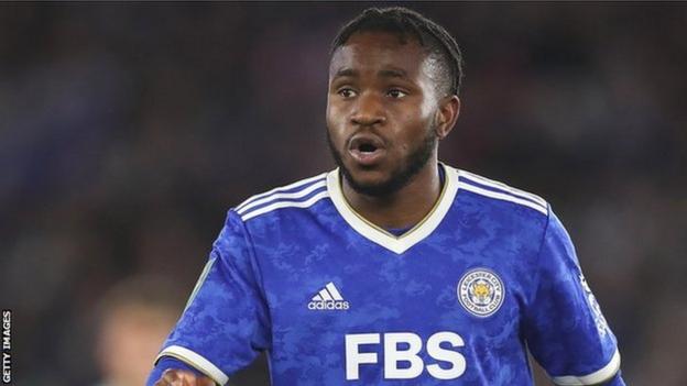 Ademola Lookman in action for Leicester City