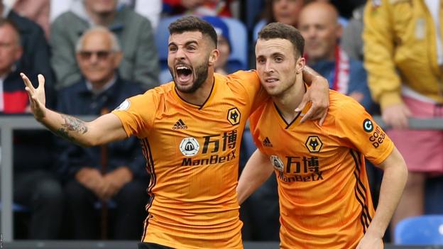 Crystal Palace 1-1 Wolverhampton Wanderers: Diogo Jota's late goal rescues point for visitors