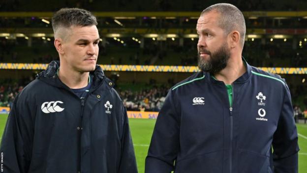 Johnny Sexton and Andy Farrell