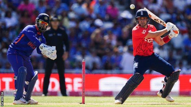 England"s Liam Livingstone during the third Vitality IT20 match at Trent Bridge Stadium, Nottingham