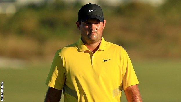 Patrick Reed at the Hero World Challenge in 2019