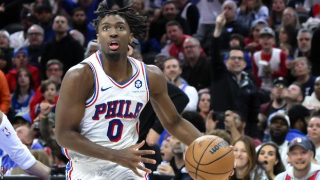 Tyrese Maxey of the Philadelphia 76ers