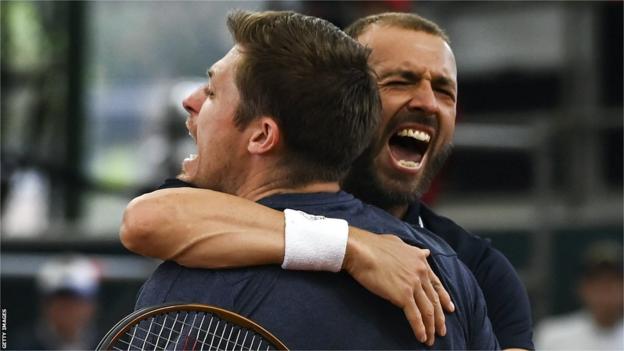 Dan Evans and Neal Skupski