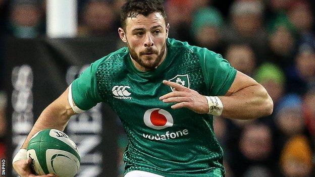 Robbie Henshaw made his debut for Ireland against USA in 2013