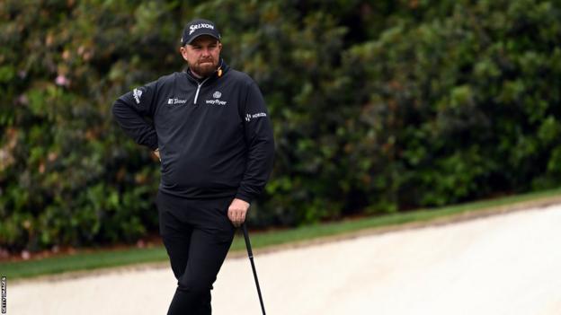 Shane Lowry pictured at the Masters earlier this year