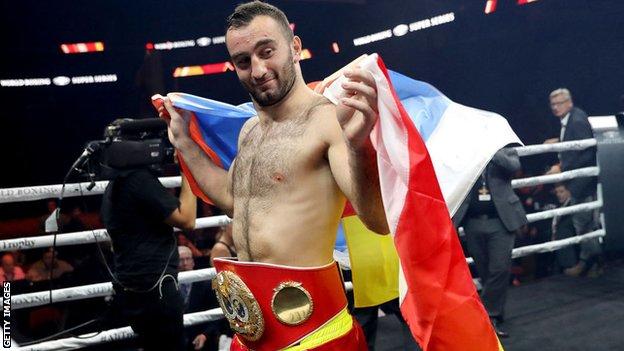 Murat Gassiev could become the first man in history to hold all four cruiserweight world titles