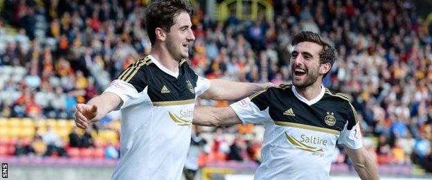Kenny McLean (left) and Graeme Shinnie both made the move to Aberdeen this year