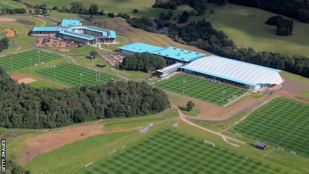 The game was being played at St George's Park