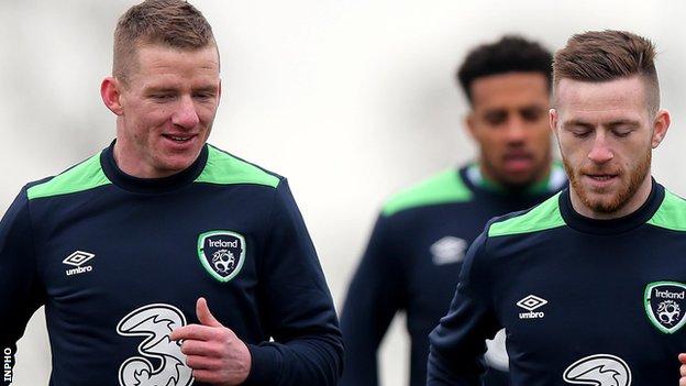 Jonny Hayes and Jack Byrne are two of the young hopefuls trying to break into the Republic of Ireland squad