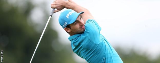 Chris Selfridge is eight-under par after the second round at the Northern Ireland Open