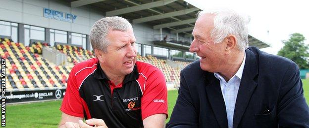 Lyn Jones and Martyn Hazell