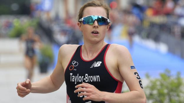 Georgia Taylor-Brown wins Triathlon World Cup in Madrid - BBC Sport