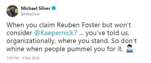 Reuben Foster: Sharpe questions Redskins signing linebacker but not  Kaepernick - BBC Sport