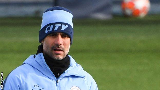 Manchester City boss Pep Guardiola