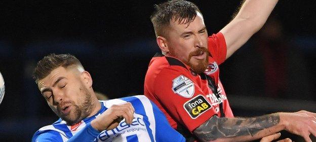 Irish Premiership: Owens nets winner as Crusaders beat Coleraine to go ...