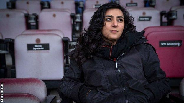 Former Afghanistan women's football captain Khalida Popal