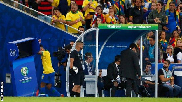 Copa América, Revisión VAR, BRASIL vs CHILE