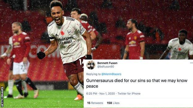 Top Football Tweets Arsenal Win Proves 2020 Can Still Surprise Bbc Sport