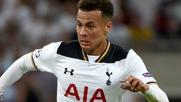 Tottenham and England midfielder Dele Alli