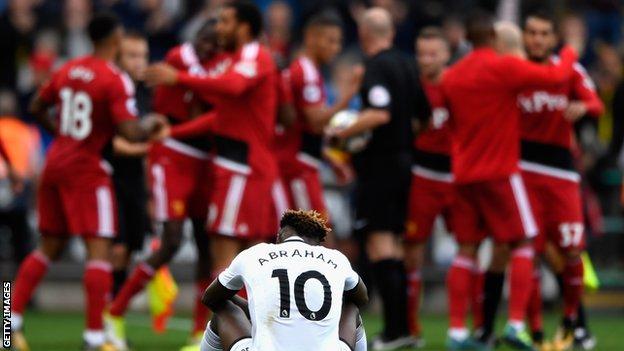 Tammy Abraham dejected