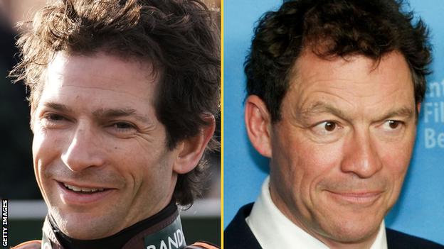 Sam Waley-Cohen, left, and Dominic West, right