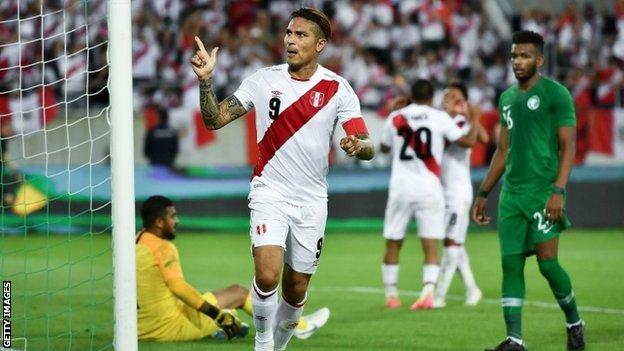 World Cup 2018: Paolo Guerrero named in Peru squad - BBC Sport