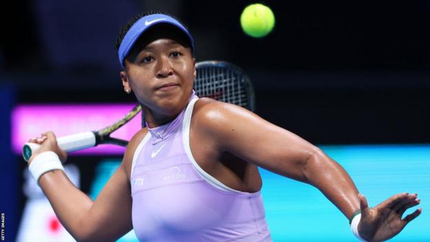 Naomi Osaka plays in the Pan Pacific Open last year