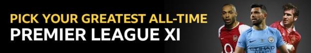 Pick your all-time favourite Premier League XI