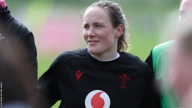 Jenny Hesketh in Wales training session