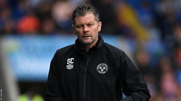 Steve Cotterill on the touchline during a Shrewsbury game