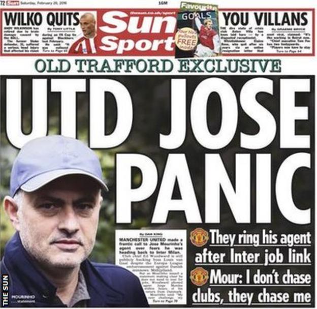 The Sun back page