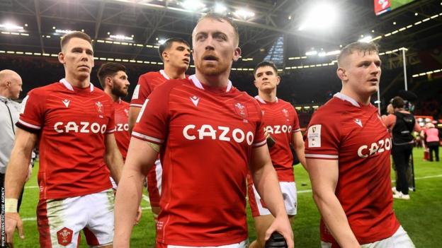 Tommy Reffell (centre) and Jac Morgan (right) have started in the same back-row for Wales