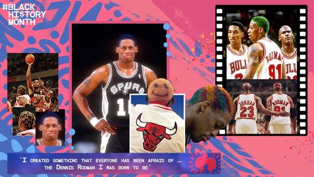 Graphique de Dennis Rodman