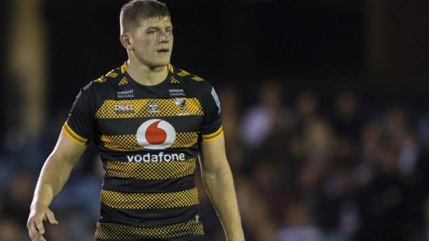 Jack Willis jouant pour Wasps