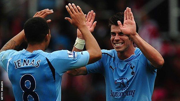 Jermaine Jenas and Gareth Bale