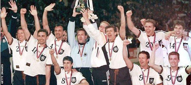 Germany last won the European Championship in 1996