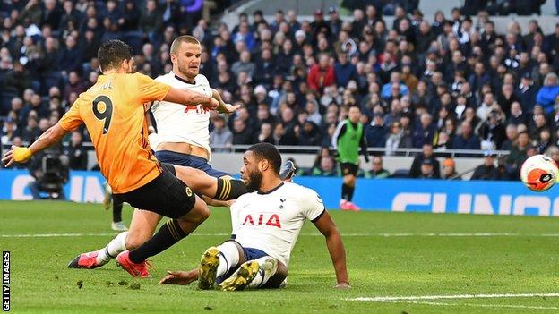 Tottenham 2 3 Wolves Raul Jimenez Scores Winner As Visitors Go Sixth Bbc Sport