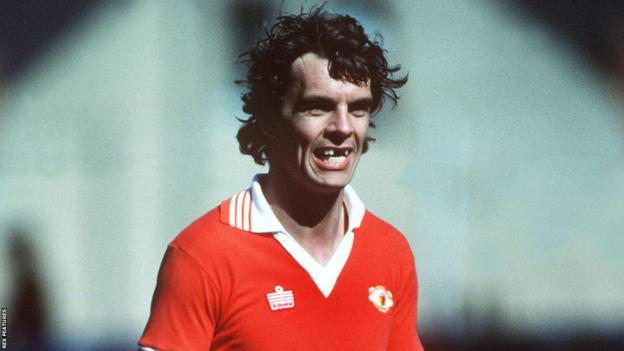 Joe Jordan, during his playing days with Manchester United