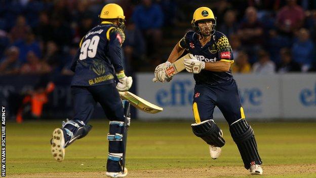 Joe Burns made his Glamorgan debut in the T20 defeat to Somerset