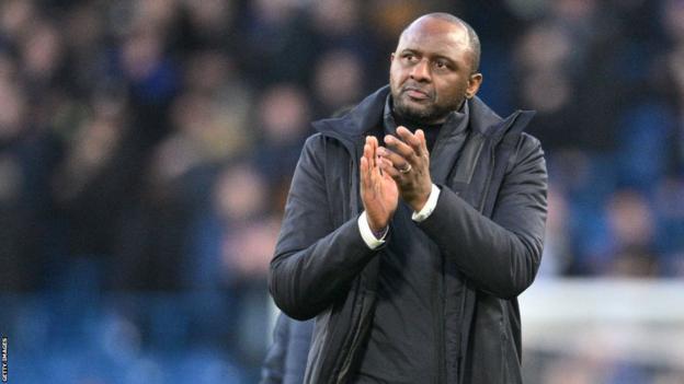 Patrick Vieira: Crystal Palace manager 'troubled' by lack of black managers  - BBC Sport