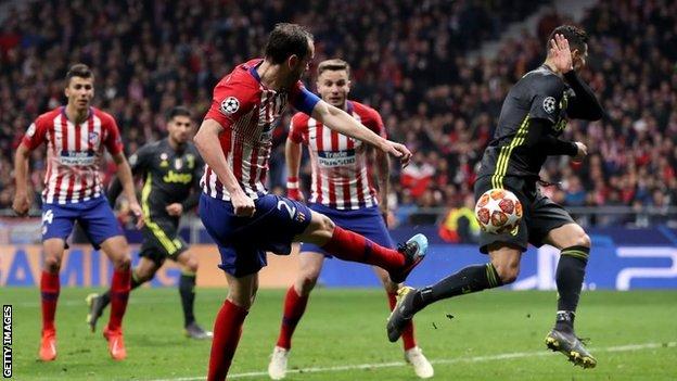 Cristiano Ronaldo goal, Juventus 1 - Atlético de Madrid 0