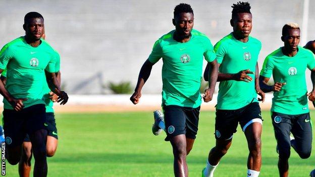 Africa Cup Of Nations Nigeria S Samuel Kalu Collapses With Dehydration In Training Bbc Sport