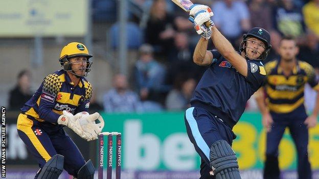 David Willey hit 79 in Yorkshire's win over Glamorgan