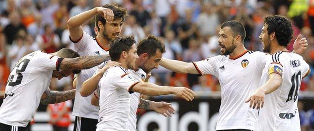 Valencia celebrate