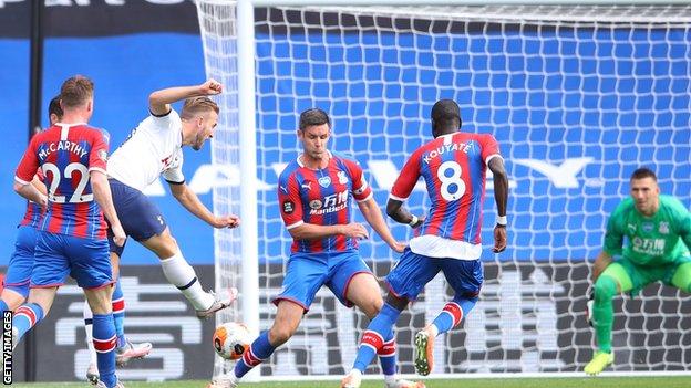 Crystal Palace 1-1 Tottenham Hotspur: Jose Mourinho's side qualify