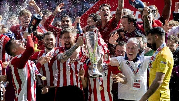 Brentford will play in the top flight after a 74-year absence courtesy of their victory over Swansea